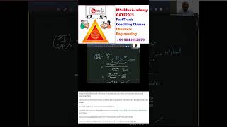 GATE2025 Chemical Engineering Online Coaching  FastTrack Classes by MSubbu Academy [upl. by Davidson871]