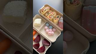 Pack my lunchbox with me 💗🩵 bento asmr asmrfood bentobox lunch lunchbox foodie foodshorts [upl. by Ynnam]