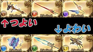 【グラブル】レゾネーター系列の武器が6属性出揃ったので語る [upl. by Nnylimaj83]