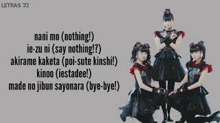 IjimeDameZettaiLyricsRomajiBABYMETAL [upl. by Moffit]