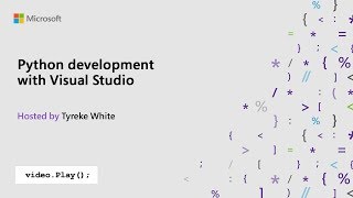 Visual Studio 2019 Launch Python development with Visual Studio [upl. by Nottus]