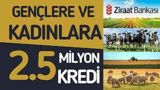 25 Milyon Ziraat Bankası Kredisi Nasıl Çekilir [upl. by Karisa]