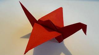 How To Make An Origami Crane  Paper Crane [upl. by Enyamrahs]