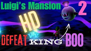 Luigis Mansion 2 HD How to Defeat KING BOO [upl. by Nylarat]