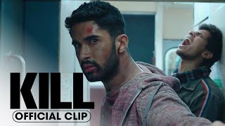 Kill 2024 Official Clip ‘Amrit is Mad’  Lakshya Raghav Juyal Tanya Maniktala [upl. by Elyac]