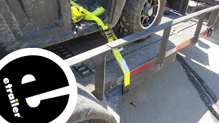 etrailer  Complete Breakdown of the Titan Chain Ratchet TieDown Strap with Flat Hooks [upl. by Khalin461]