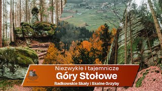 RADKOWSKIE SKAŁY i SKALNE GRZYBY  szlak przez niezwykłe i malownicze Góry Stołowe [upl. by Ayenat]