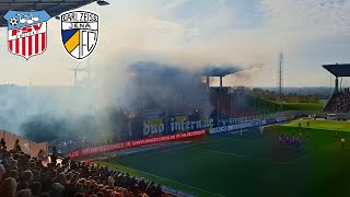 ZeissFans in Zwickau • FSV Zwickau vs FC Carl Zeiss Jena 11  OstKlassiker 202425 [upl. by Talanian]