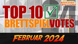 Die 10 beliebtesten Brettspiele im Februar 2024 [upl. by Lenes]