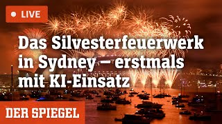 Livestream Das Silvesterfeuerwerk in Sydney  DER SPIEGEL [upl. by Bidle]