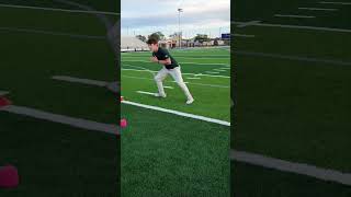 Linebacker football drills shorts football [upl. by Sevein758]