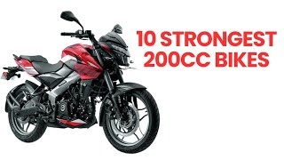 10 Most Powerful 200cc Bikes in India [upl. by Yecaw]