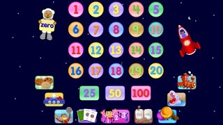 ✿★Starfall Numbers★✿ Best numbers counting learning 120 app for kids [upl. by Alledi]