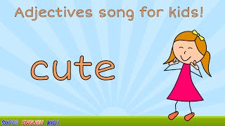 ♪ ♫ Fun Adjectives opposites Song for Kids With actions Preschool  Grade 1 ♬ ♩ [upl. by Camfort]