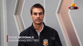 Friday Feature  Shane McDonald Nunawading Spectres [upl. by Forrer931]