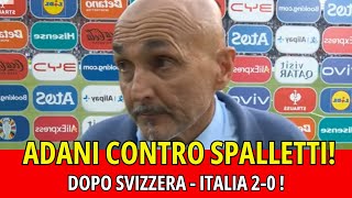 LELE ADANI contro SPALLETTI RIDICOLE DICHIARAZIONI DEL TECNICO DOPO SVIZZERA  ITALIA 20 [upl. by Irme]