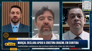 Marçal declara apoio a Cristina Graeml em Curitiba [upl. by Raybin229]