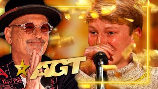 Dreams Come True Young Singer Wins the Golden Buzzer on Americas Got Talent 2024 [upl. by Eulalee952]