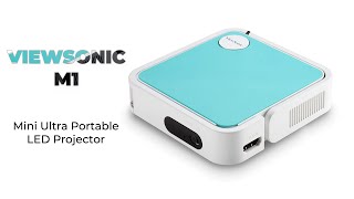 How to Use ViewSonic M1 Mini UltraPortable LED Projector  Complete Beginner Guide [upl. by Hubert]