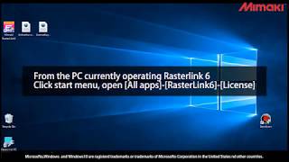 RasterLink6 License substitute activation 3 [upl. by Leizo]