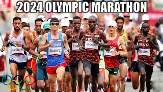 the 2024 OLYMPIC MARATHONParis [upl. by Ahsiym]