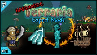 Lets Play Terraria 13 Expert Mode PC  Ice Golems Wings Pirates amp Upgrades 19 [upl. by Chanda]