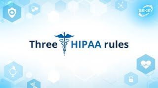 What is HIPAA and its three main rules [upl. by Yatnuahs476]