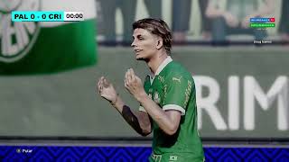 PALMEIRAS X CRICIUMA  GAMEPLAY PES 2021 [upl. by Phia]