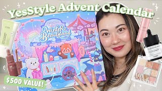 FULL Unboxing of YesStyle Advent Calendar 2023 [upl. by Julissa]