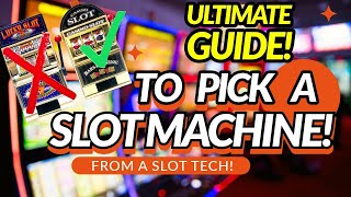 How to Pick a Slot Machine 🎰 ULTIMATE GUIDE ⭐️ From a Slot Tech WIN MORE JACKPOTS on slots 🎰 [upl. by Mufinella708]