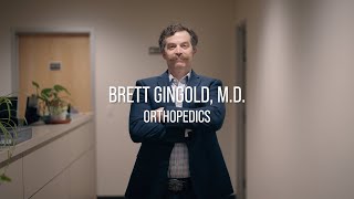 Brett Gingold MD Orthopedic Sports Medicine Surgeon [upl. by Lillis]