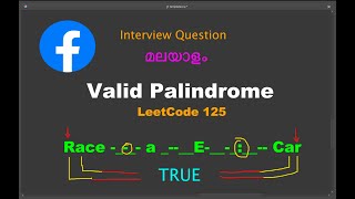 Valid Palindrome  LeetCode 125  Coding for Interviews without inbuilt shortcuts  Easy [upl. by Jorey]