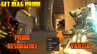 Lets Play Warframe  Get Mag Prime from Varzia Prime Resurgence [upl. by Atteyek]