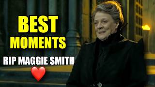 Top 10 Minerva McGonagall Moments A Tribute to Maggie Smith ❤️ RIP [upl. by Paik]