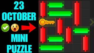 23 October 🔴Live Hamster Kombat Daily MiniGame Puzzle Solved hamstercombat minigameminipuzzle [upl. by Lered]