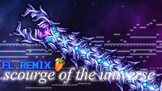 Terraria Calamity Mod Music  Scourge Of The UniverseFL Remix [upl. by Dnalyk582]