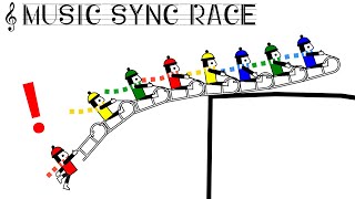 Line Rider Race  Tandem Survival [upl. by Belter]