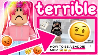 NOTAMBERROBLOX MAKES TERRIBLE VIDEOS ROBLOX NEWSDRAMARANT [upl. by Enaed]