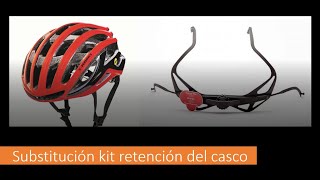 ✅✅ Reparación sujeción casco 🚵‍♂  🚵‍♂ Mantenimiento ciclismo [upl. by Enialed]