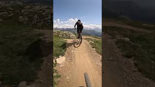 Ist das die höchstgelegene JumpLine Krassen Panorama in Bellwald😱enduromtb mtb mountainbike [upl. by Ierbua853]