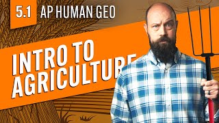 Intro to AGRICULTURE AP Human Geo Review—Unit 5 Topic 1 [upl. by Mobley]