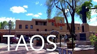 A Tour of Downtown Taos New Mexico [upl. by Sioux304]