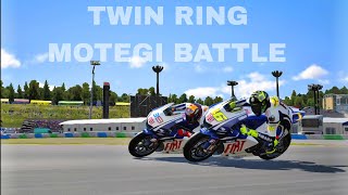 Valentino Rossi vs Jorge Lorenzo Twin Ring Motegi MotoGP battle [upl. by Nekial]