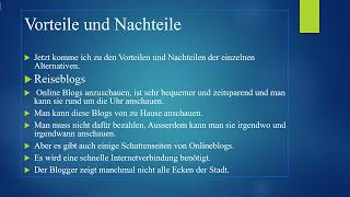 Eine Stadt erkunden Thema B2 German Sprechen Teil 1 Vortrag halten [upl. by Anehta]