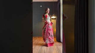 Bengali Saree Draping Style 🌹 Durga Puja Ep 66 Saree Styles athpourey sareelove durgapuja2024 [upl. by Grail]