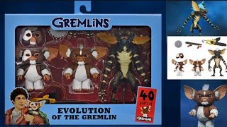 NECA Gremlins 40th Anniversary Gremlin Evolution Box Set [upl. by Ernesto892]