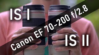 Canon 70200 f28 IS I vs IS II  EF version of 70200 still relevant in 2024 [upl. by Brabazon]