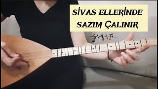 Kul olayım kalem tutan ellere bağlamada nasıl çalınır nota solfej sivas ellerinde sazım çalınır [upl. by Salena]