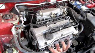 1998 Mazda Astina 323 BJ 16L 4Cyl Engine Running [upl. by Kcirtap216]