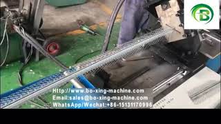 Manufacturing angle bead and plaster stop bead machinewire mesh machine [upl. by Tlevesoor759]